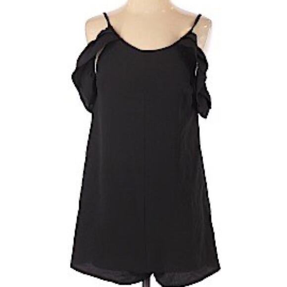 TopShop Sleeveless Black Romper NWOT - Picture 2 of 11